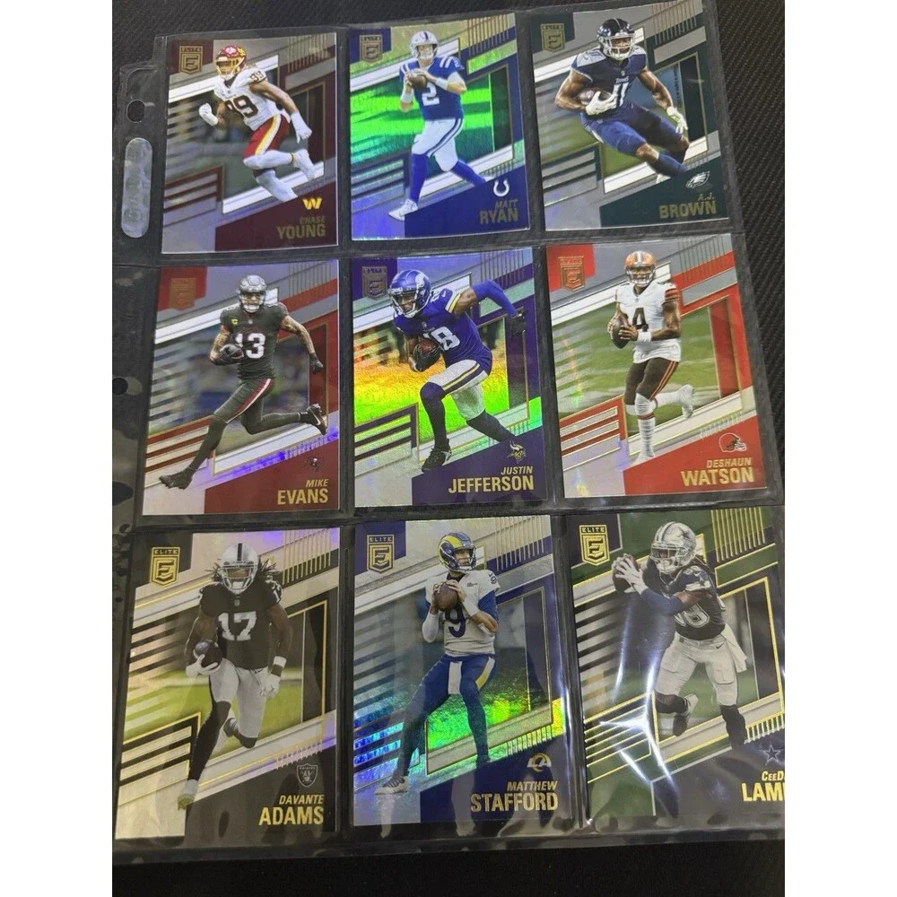 Football cards 162 Banger lot! Holos, auto, numbered, patch, rookie etc….